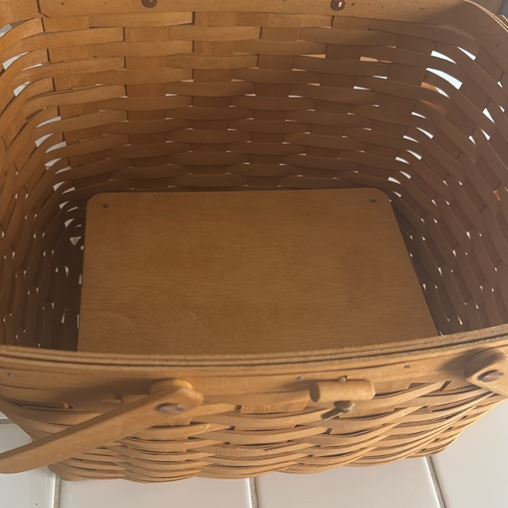 🐈‍⬛Longaberger XL Picnic basket - Picture 6 of 10